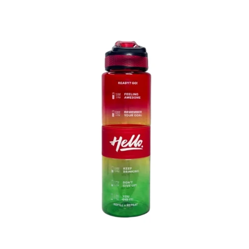 Gourde multicolore Hello