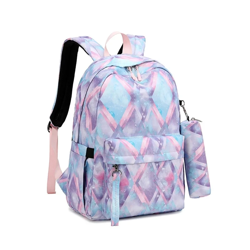 Sac bleu, rose