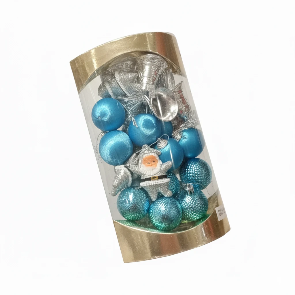Boules de Noël Bleu