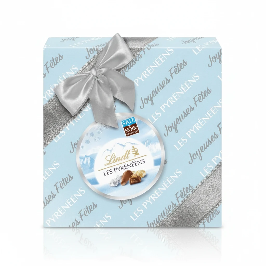 Tablette de chocolat au lait Les Pyrénéens de Lindt.