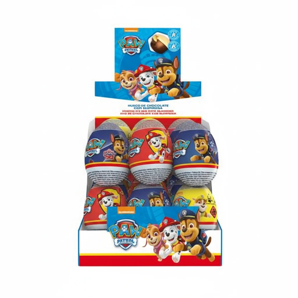 œufs surprise en chocolat au lait Paw Patrol